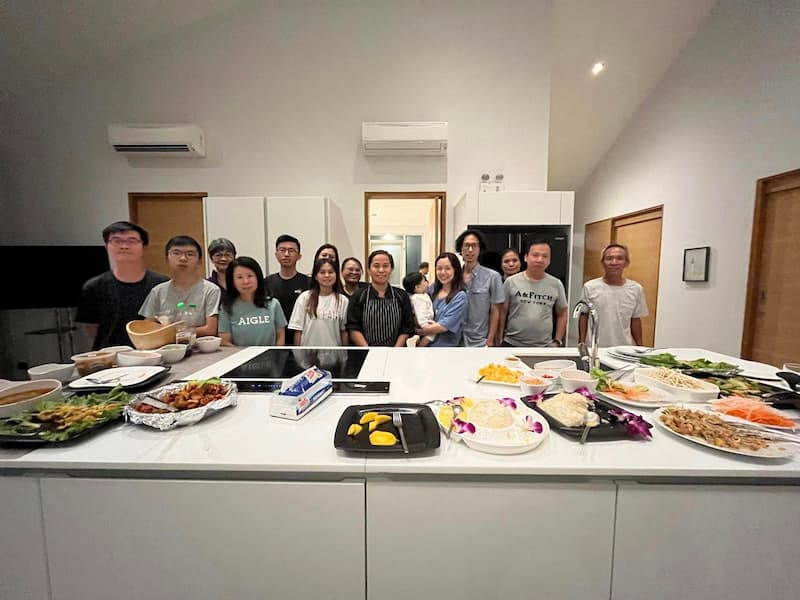 Cooking Class Group from Singapore
