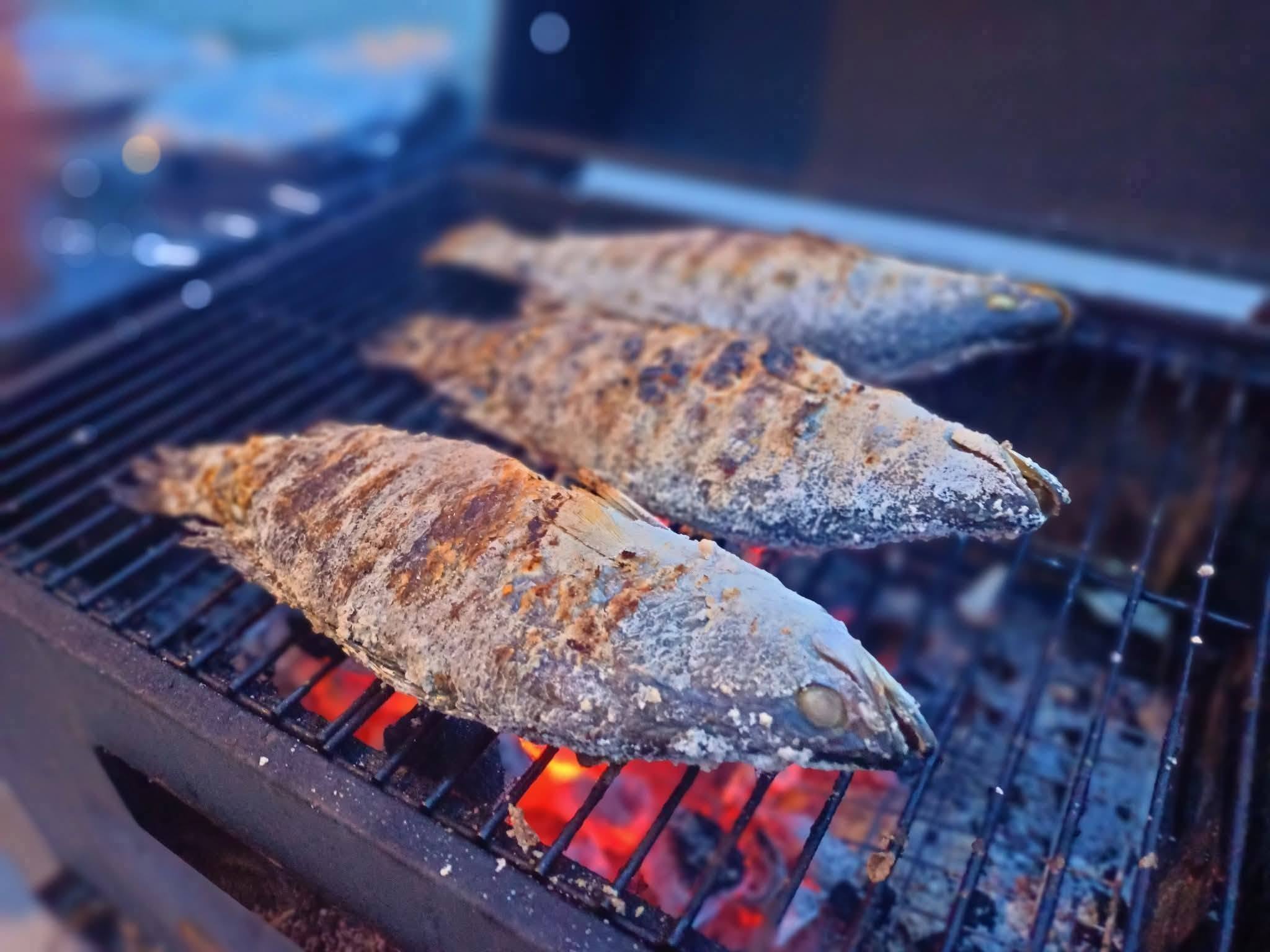 Private Chef Service in Hua Hin - Kinthai Salt Crusted Grilled Whole Seabass