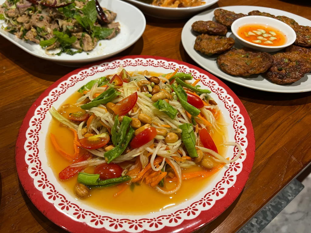 Private Chef Service in Hua Hin - Kinthai Papaya Salad